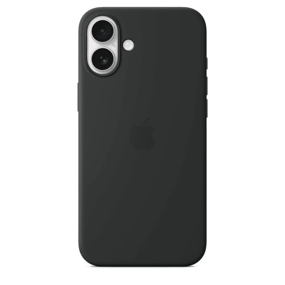 Funda de silicón con MagSafe para el iPhone 16 Plus - Negro - Image 4