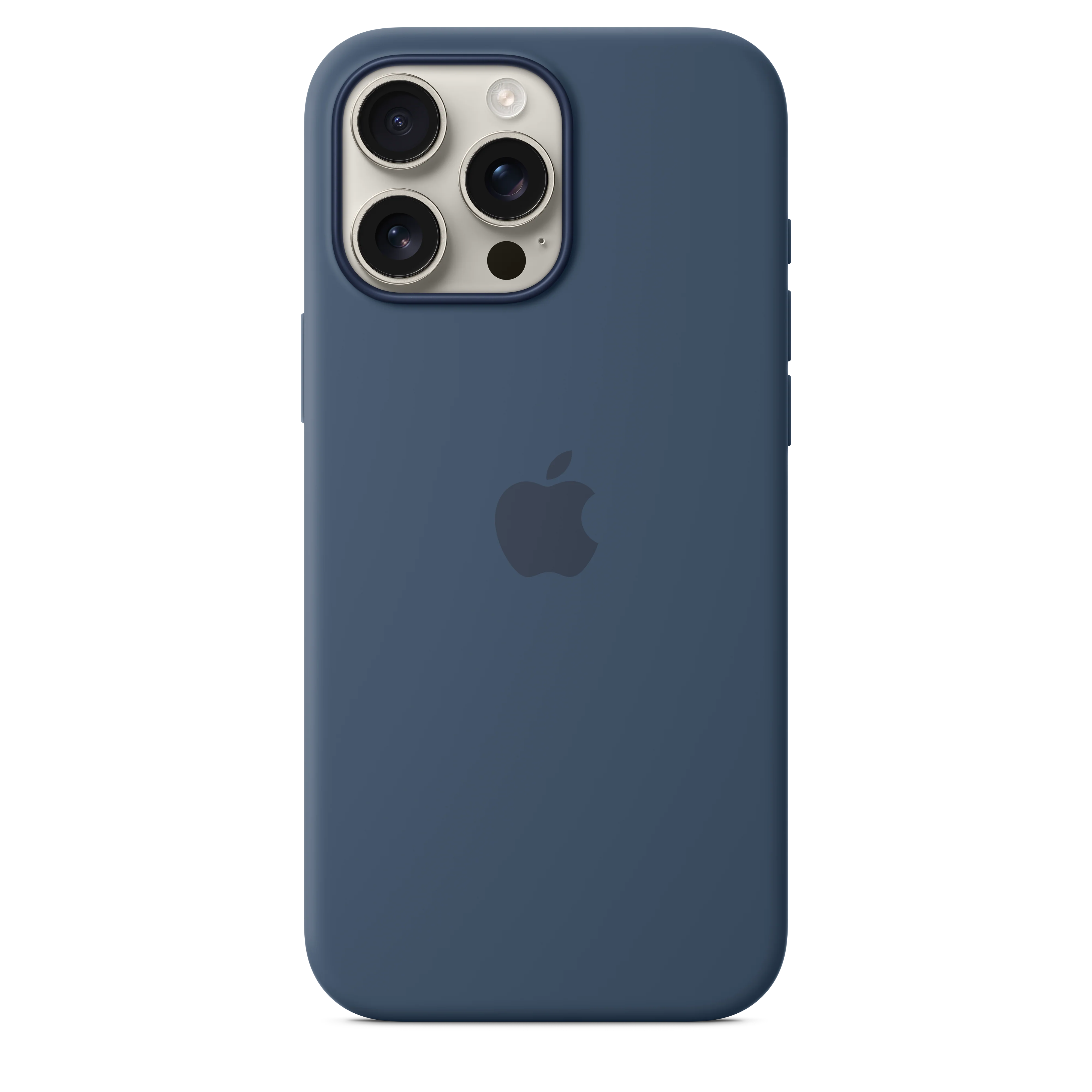 Funda de silicón con MagSafe para el iPhone 16 Pro Max - Azul denim - Image 2