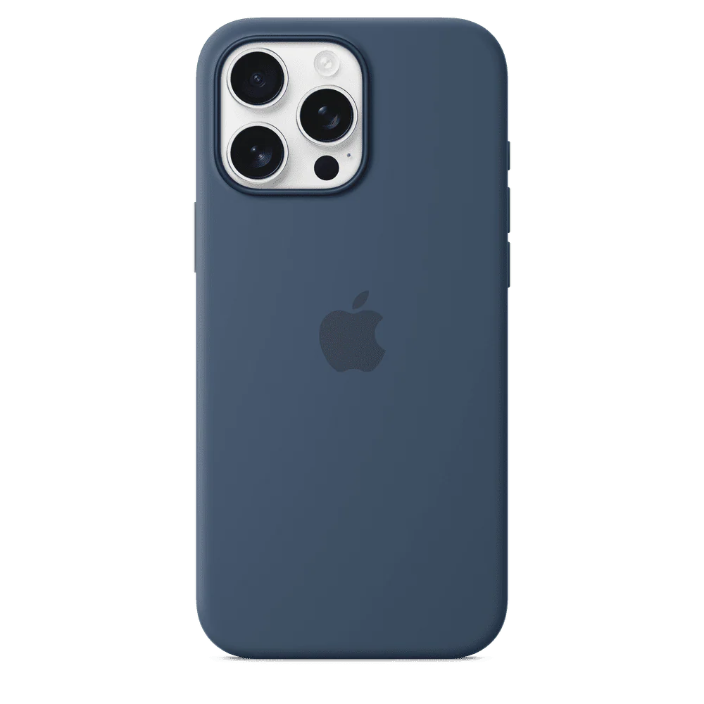 Funda de silicón con MagSafe para el iPhone 16 Pro Max - Azul denim - Image 3