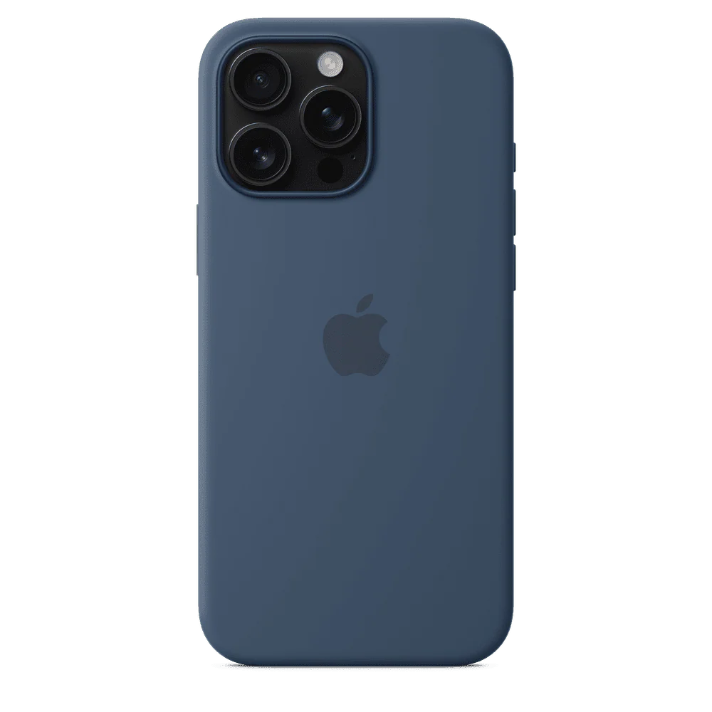 Funda de silicón con MagSafe para el iPhone 16 Pro Max - Azul denim - Image 4