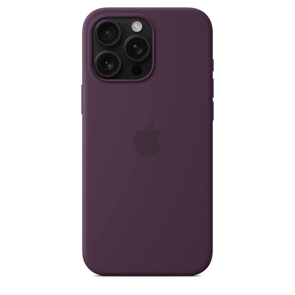 Funda de silicón con MagSafe para el iPhone 16 Pro Max - Color ciruela - Image 4