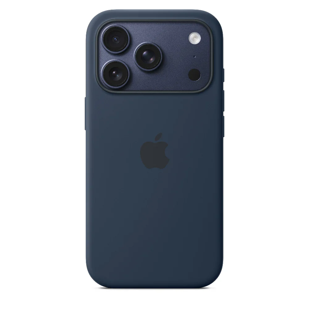 Funda de silicona con MagSafe para el iPhone Series 17 -Azul medianoche - Image 2