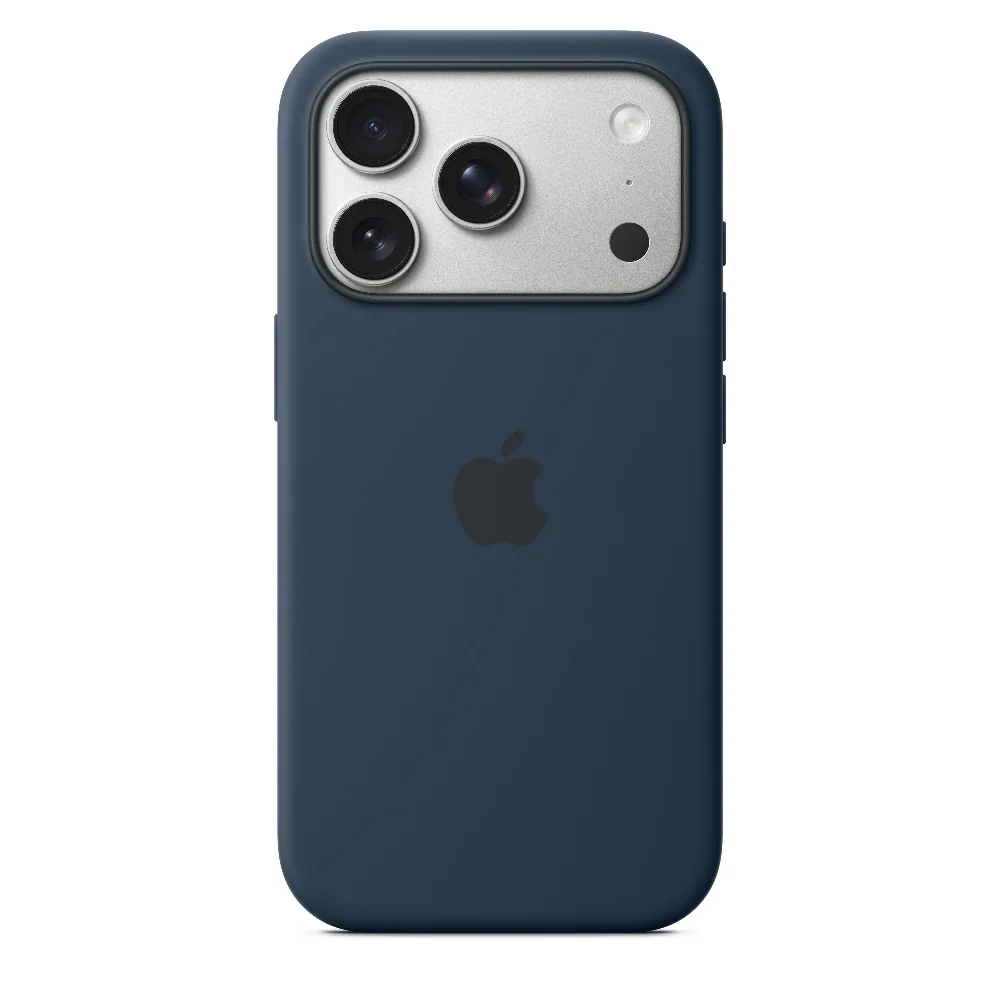 Funda de silicona con MagSafe para el iPhone Series 17 -Azul medianoche - Image 3