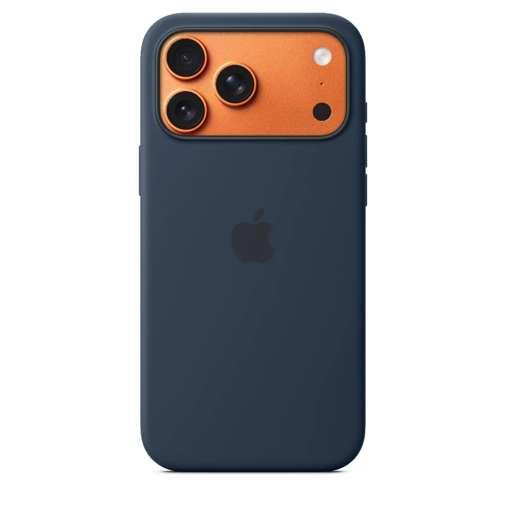 Funda de silicona con MagSafe para el iPhone Series 17 -Azul medianoche - Image 5