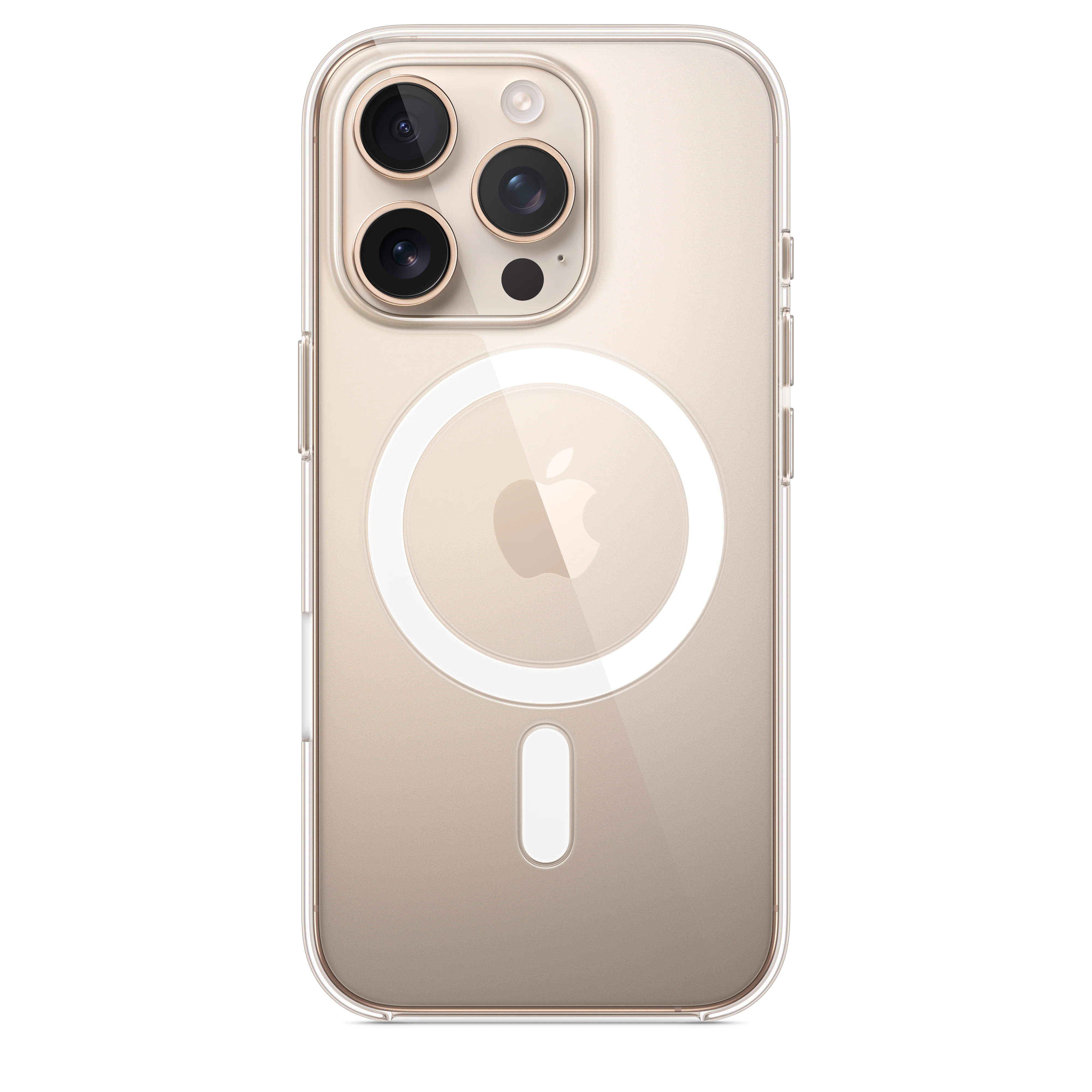 Funda transparente con MagSafe para el iPhone 16 Pro
