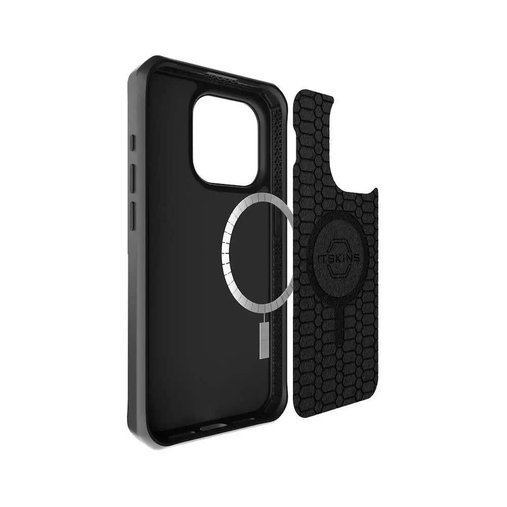 ItSkins Case Ballistic R Nylon con MagSafe para iPhone 15 Pro - Negro - Image 3