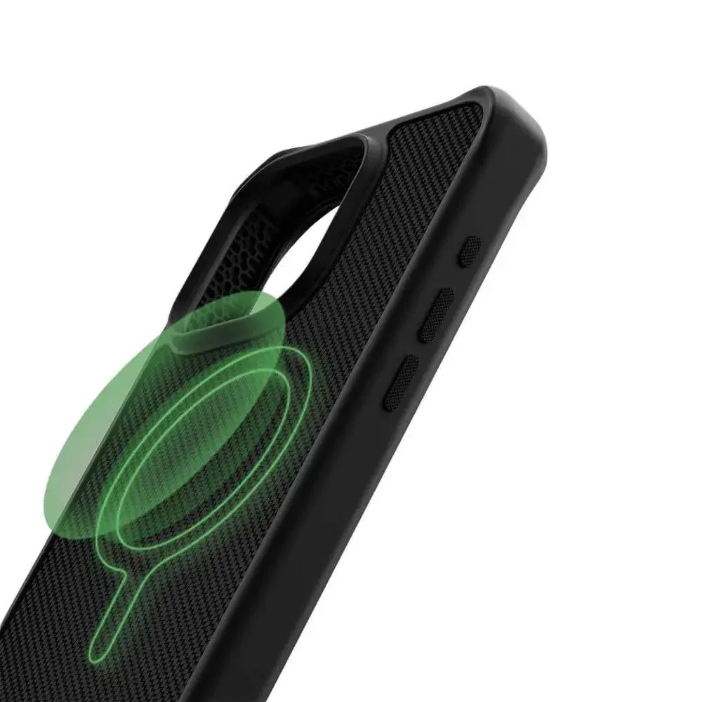 ItSkins Case Ballistic R Nylon con MagSafe para iPhone 15 Pro - Negro - Image 4