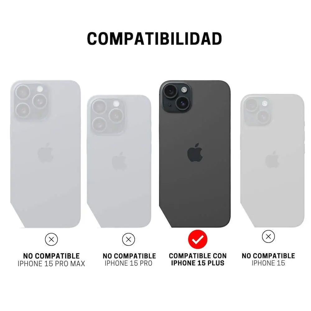 ItSkins Case Spectrum R Clear para iPhone 15 Plus - Gris - Image 10