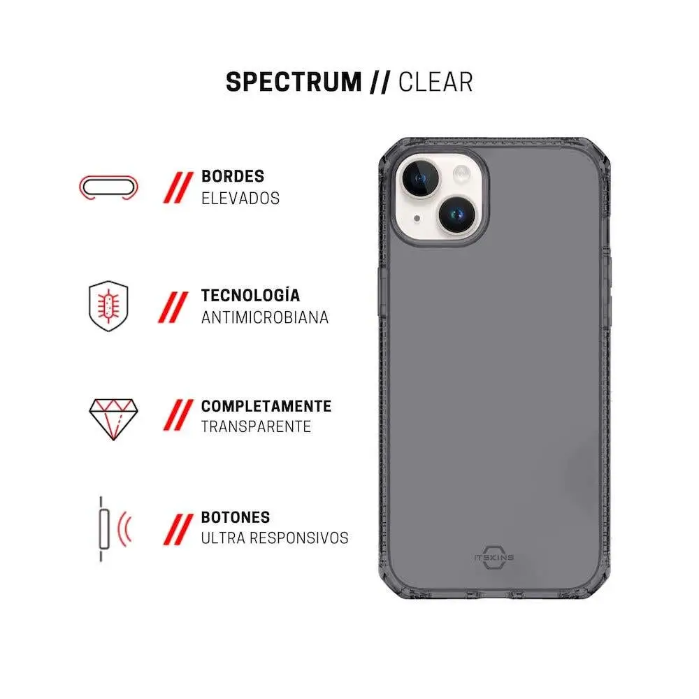 ItSkins Case Spectrum R Clear para iPhone 15 Plus - Gris - Image 6