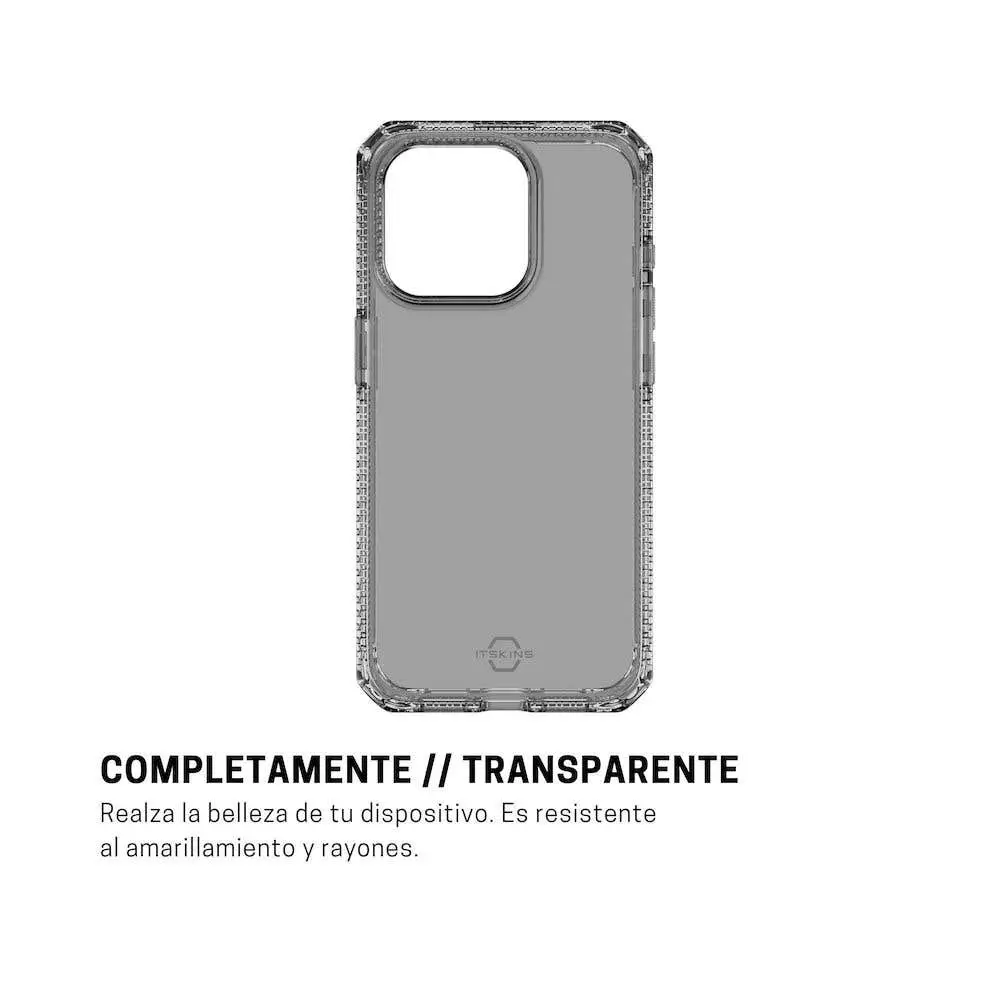ItSkins Case Spectrum R Clear para iPhone 15 Pro - Gris - Image 12