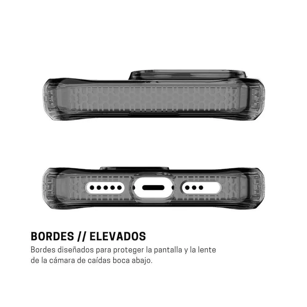 ItSkins Case Spectrum R Clear para iPhone 15 Pro Max - Gris - Image 9