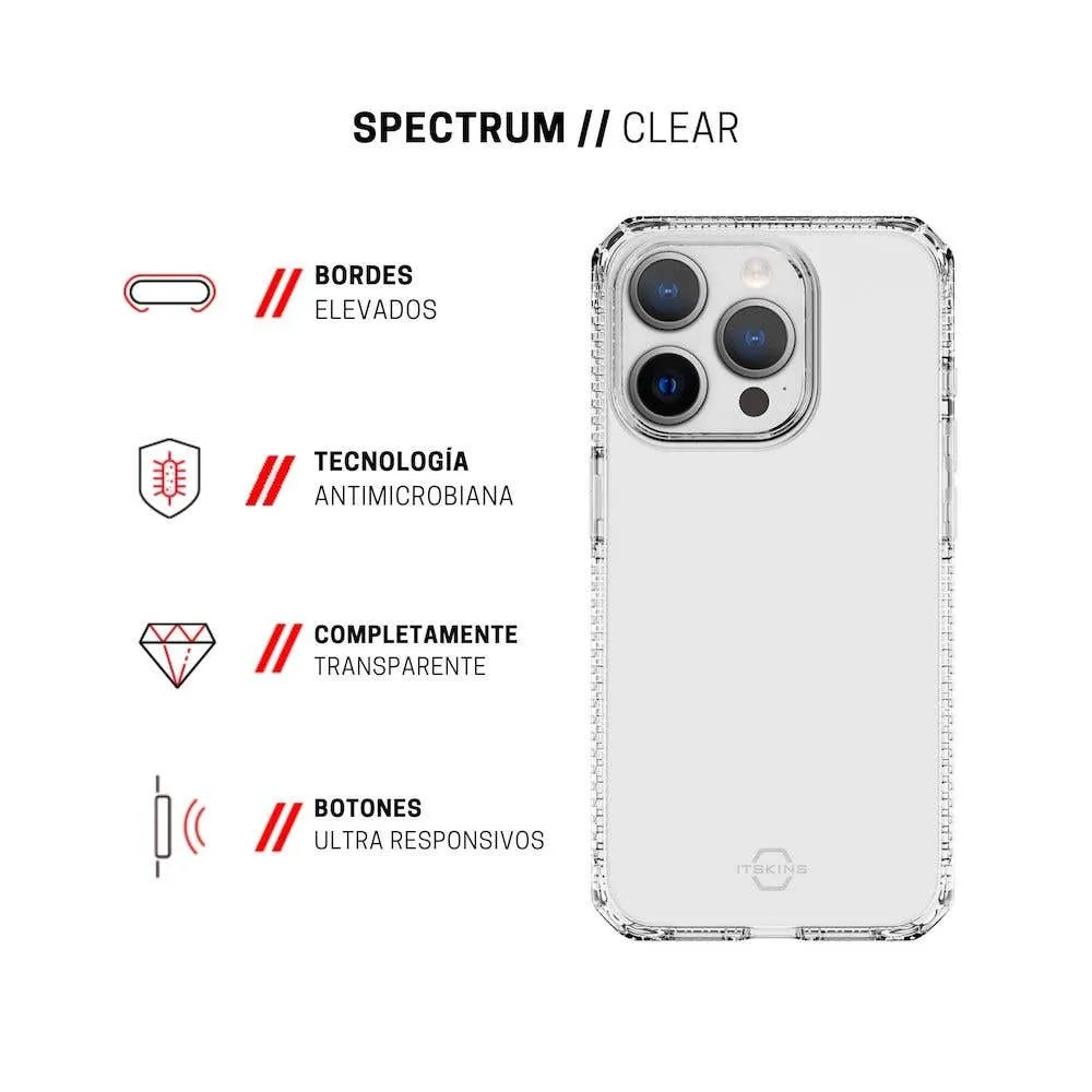 Case ItSkins Spectrum R Clear para iPhone 15 Pro Max - Transparente - Image 7