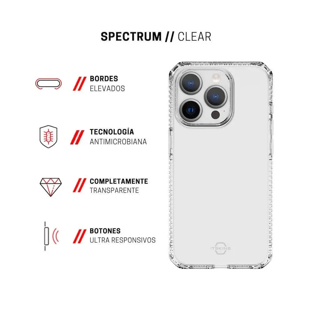 ItSkins Case Spectrum R Clear para iPhone 15 Pro - Transparente - Image 6