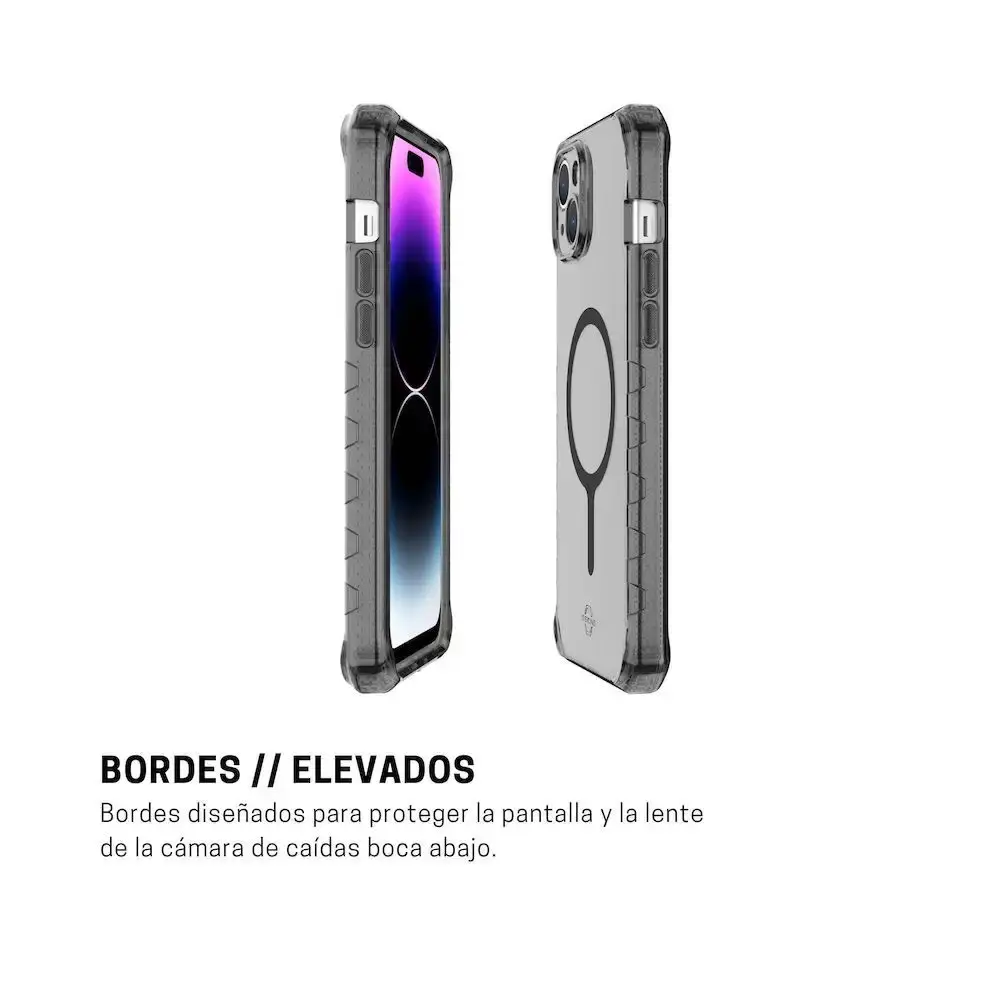 ItSkins Case Supreme R Clear con MagSafe para iPhone 15 Plus - Grafito - Image 6