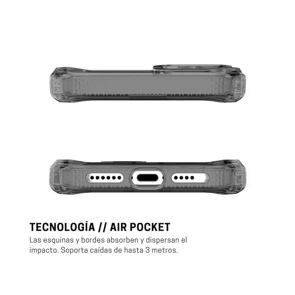ItSkins Case Supreme R Clear con MagSafe para iPhone 15 Plus - Grafito - Image 7