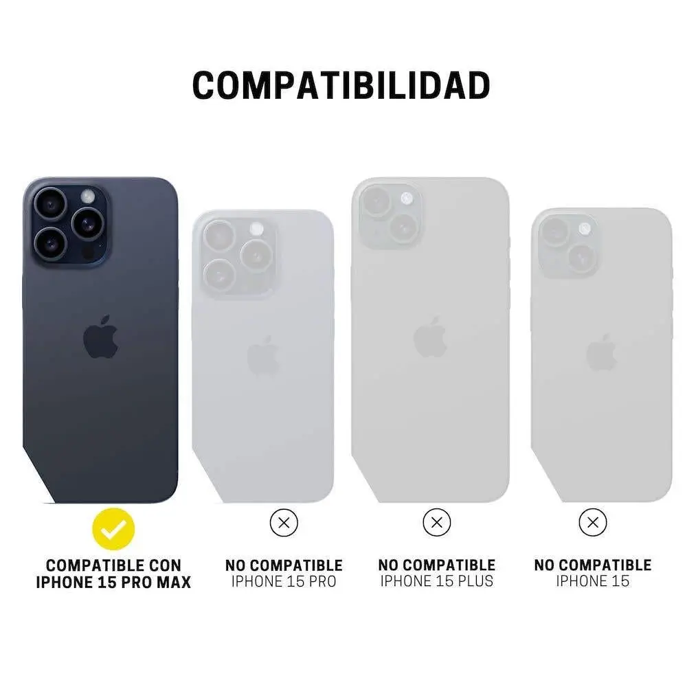 ItSkins Case Supreme R Clear con MagSafe para iPhone 15 Pro Max - Morado - Image 4