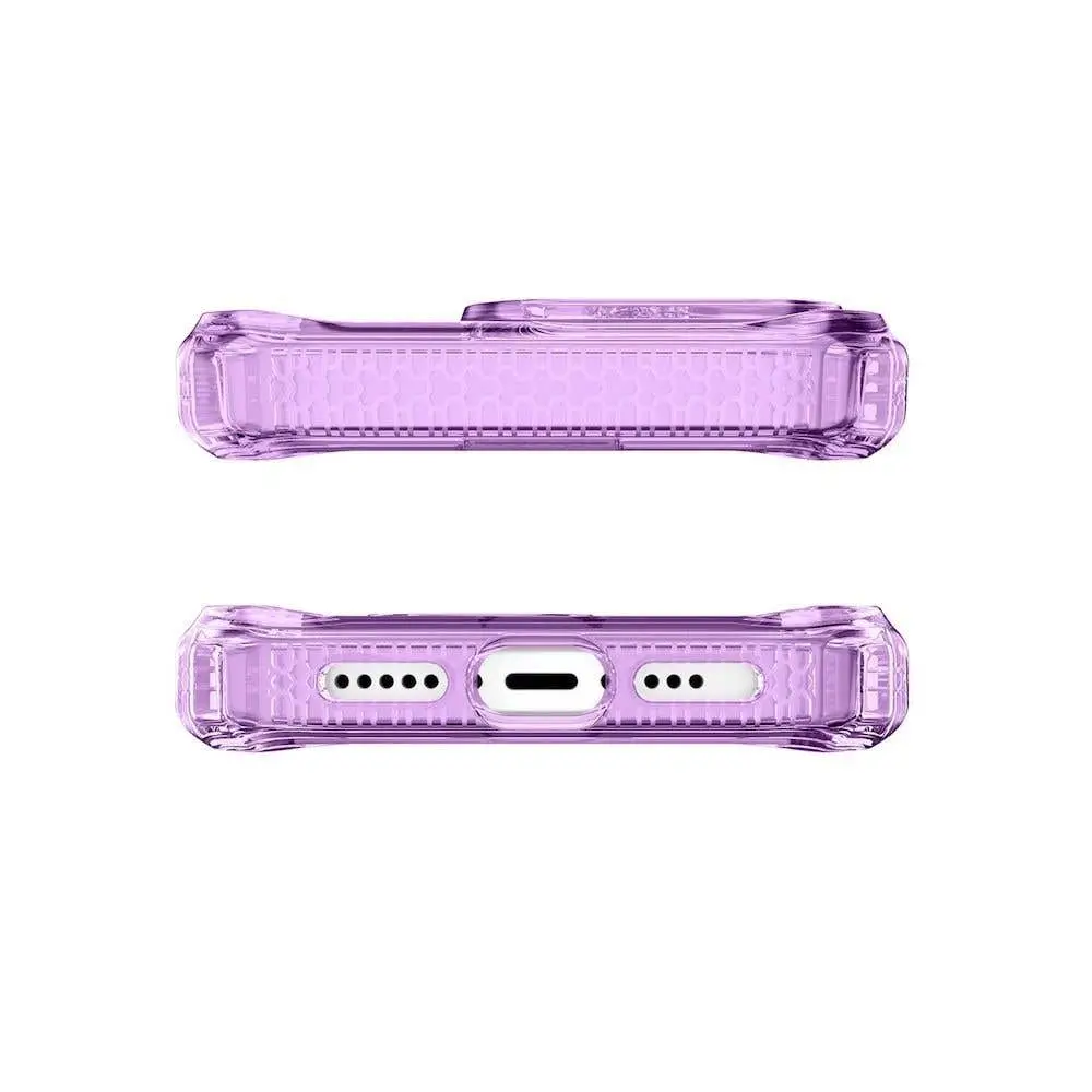 ItSkins Case Supreme R Clear con MagSafe para iPhone 15 Pro - Morado - Image 2