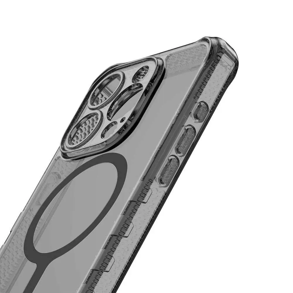 ItSkins Case Supreme R Clear con MagSafe para iPhone 15 Pro - Negro - Image 3