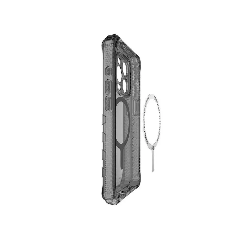 ItSkins Case Supreme R Clear con MagSafe para iPhone 15 Pro - Negro - Image 4
