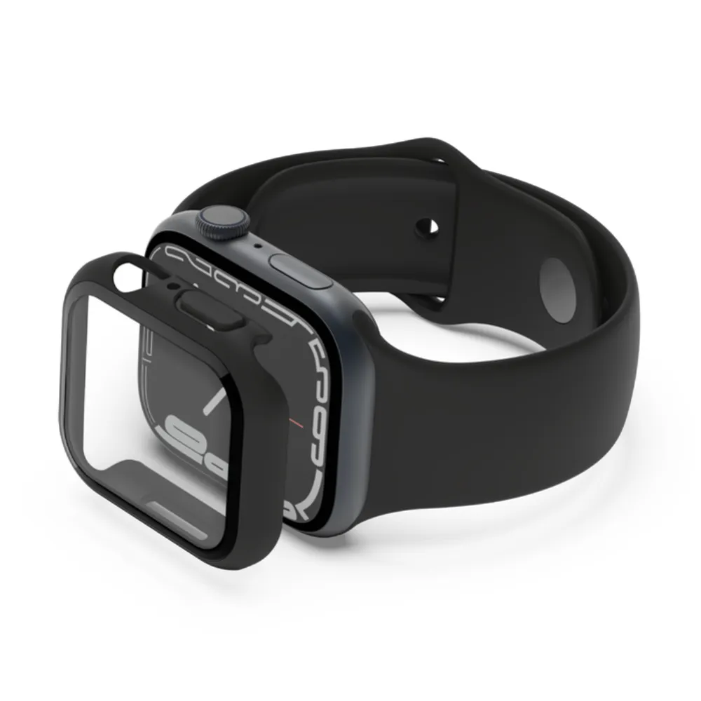 Protector de Pantalla Belkin 360 Antimicrobial para Watch (45/44mm) - Negro - Image 5