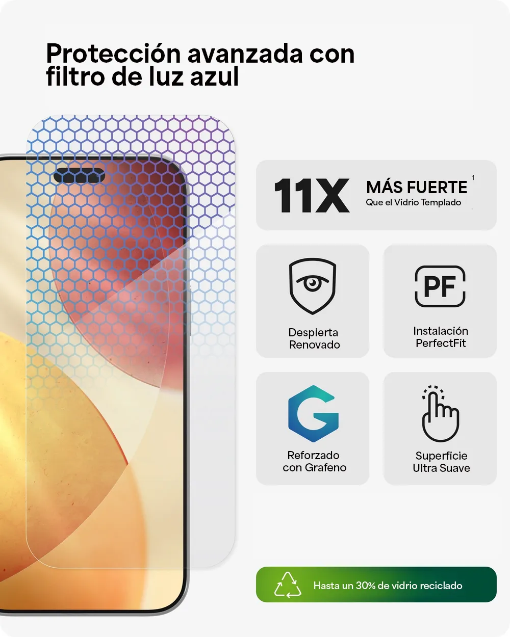 Protector de Pantalla Zagg Glass XTR5 para iPhone Series 17 - Transparente - Image 17