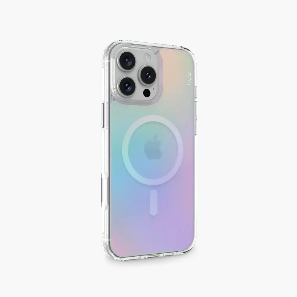 SafeCase Clear Rainbow NCO con MagSafe para iPhone 16 series - Image 2