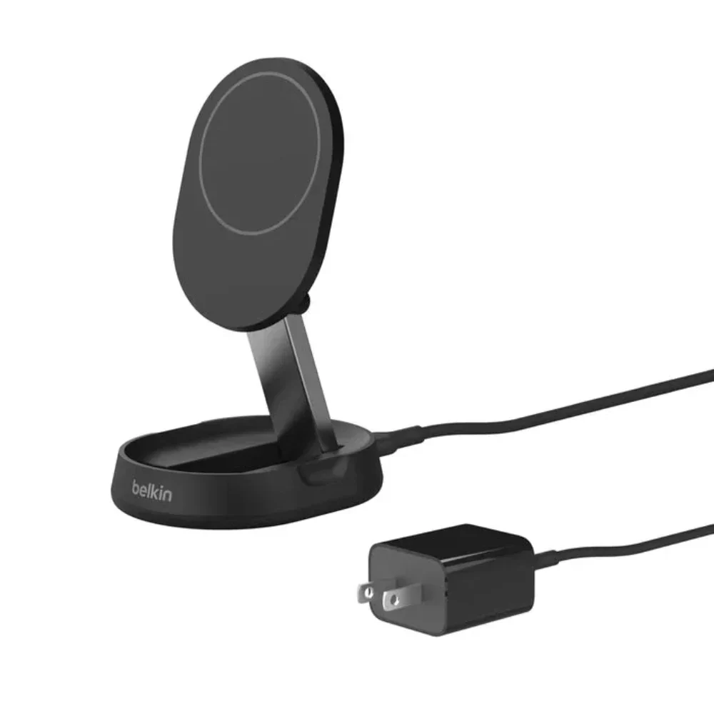 Soporte de carga inalámbrica magnetica convertible Belkin para iPhone con Qi2 15W - Negro - Image 7