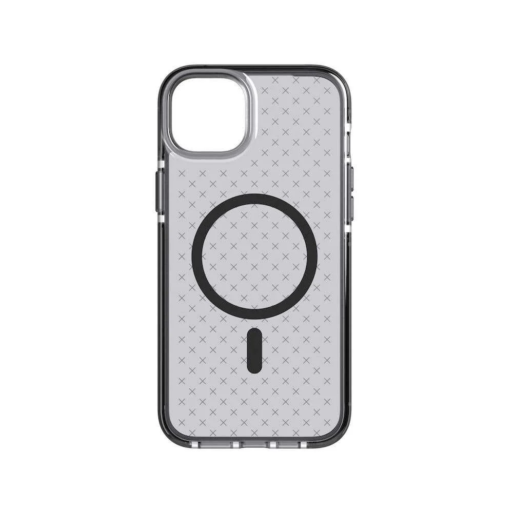Case Tech21 Evo Check con MagSafe para iPhone 14 Plus - Humo/Negro - Image 7
