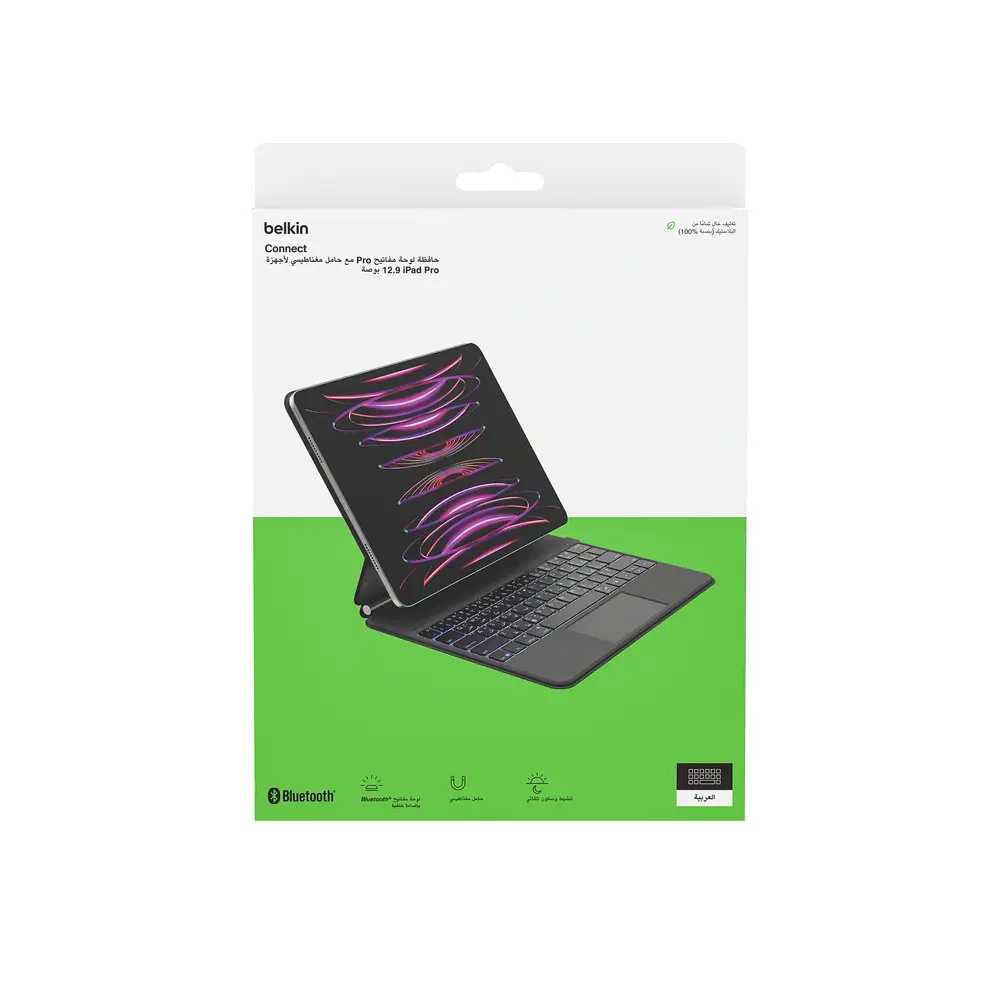 Teclado Belkin ProKeys con stand magnético para iPad Pro 13 - Negro - Image 4